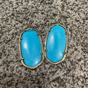 Kendra Scott Danielle earrings, teal